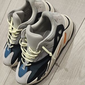 adidas Men's Athletic Shoes in Gray, Blue, and Black